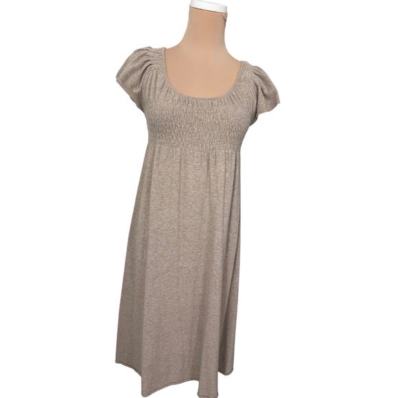 Moth Cashmere Blend Smocked Dress Cottagecore Prairie Romantic Small - Picture 1 of 4